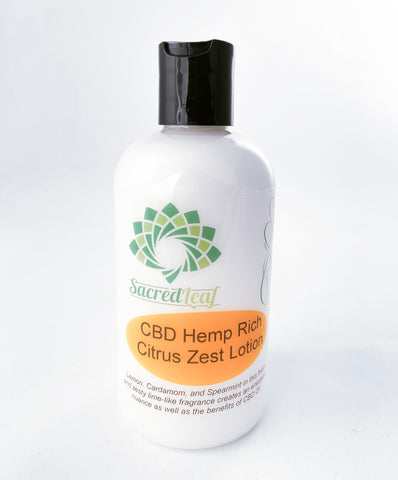 Sacred Leaf best CBD lotion