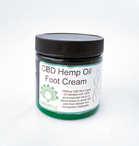 Sacred Leaf best CBD foot cream