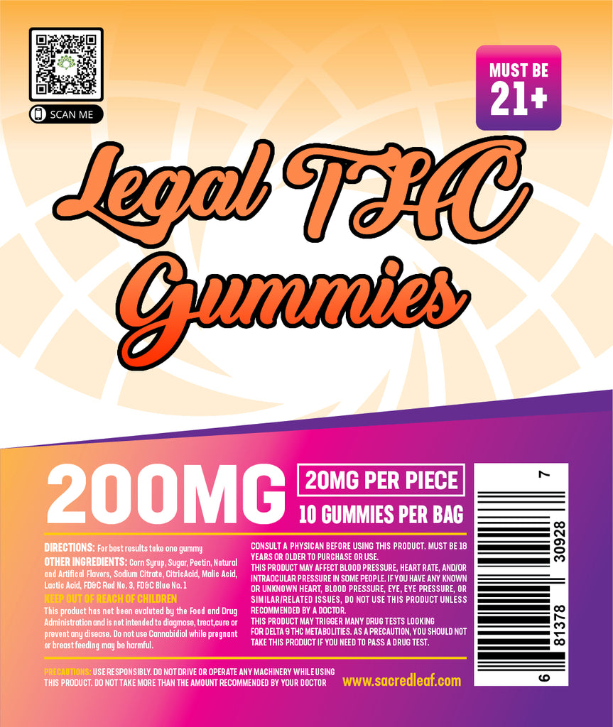 Legal THC (D9) Gummies
