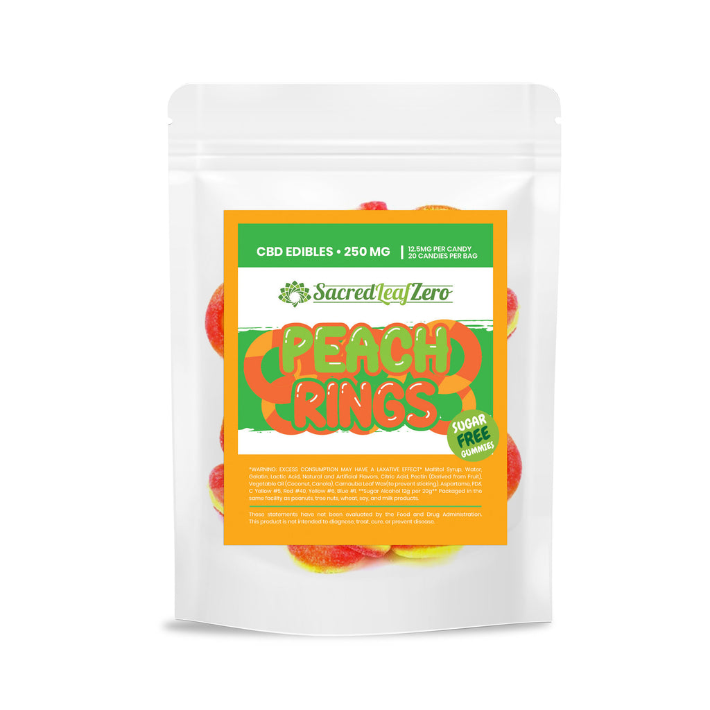 CBD Sugar Free Gummies - 20 per Bag - 12.5MG Each – Sacred Leaf